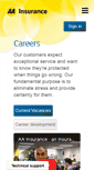 Mobile Screenshot of careers.aainsurance.co.nz